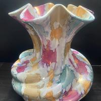 Vaso Deruta Nazareno Picchiotti - Maiolica h 29 cm