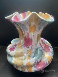 Vaso Deruta Nazareno Picchiotti - Maiolica h 29 cm