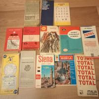 Lotto vecchie carte stradali