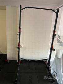 Rack Domyos Bodybuilding 500 con barra trazioni
