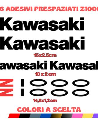 adesivi vinile kawasaki z1000 compatibili