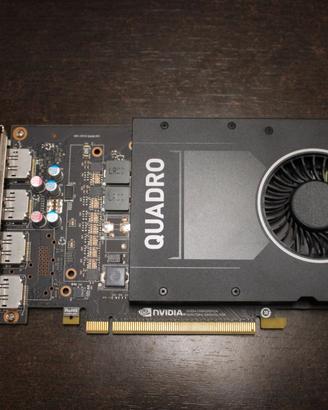 scheda grafica CAD NVIDIA Quadro P2000 5G perfetta