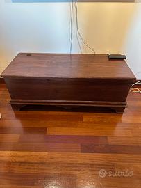Cassapanca in legno arte povera