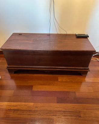 Cassapanca in legno arte povera
