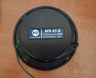 Coppia Altoparlanti Rcf MR 45 A Midrange