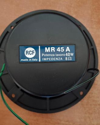 Coppia Altoparlanti Rcf MR 45 A Midrange