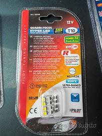 Coppia Lampadine Luci a Led Smd T10 6500K LAMPA