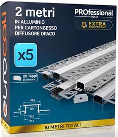 Profili alluminio per strisce led. 