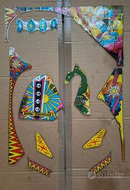 Flipper Star God Zaccaria set plastiche
