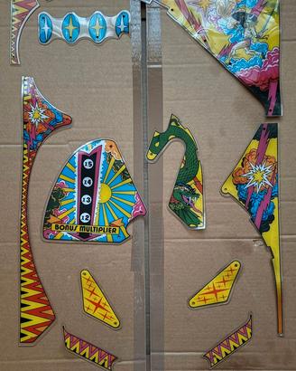 Flipper Star God Zaccaria set plastiche