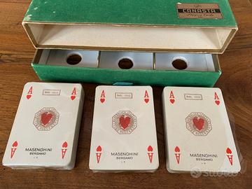 Carte da gioco canasta vintage