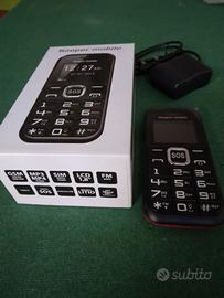 Telefonino dual SIM con SOS e numeri grandi