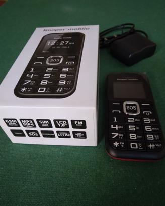 Telefonino dual SIM con SOS e numeri grandi