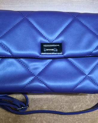 Borsa donna viola con tracolla
