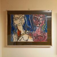 DIPINTO FIRMATO BOLDRINI GUSTAVO CON AUTENTICA