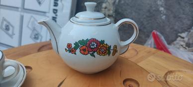 set da te delle bambole in ceramica