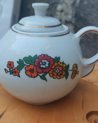 set da te delle bambole in ceramica