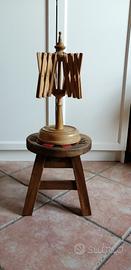 Avvolgitore di gomitoli di lana in legno vintage 