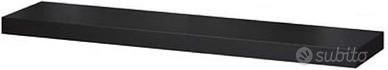 Mensola di legno colore nero