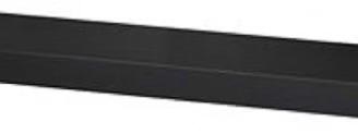 Mensola di legno colore nero