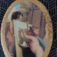 Quadretto Vintage Ovale / Ceramica di Limoges 