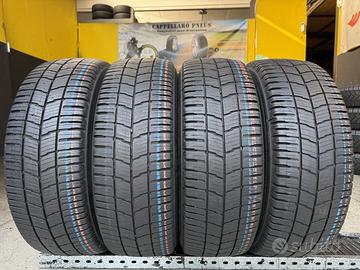 4 Gomme Kleber 215/65R16C 4 Stagioni 90% Residui
