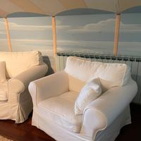 N. 2 Poltrone IKEA EKTORP + Pouf EKTORP nuovi