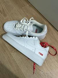 Nike Air Force 1 Low Supreme Bianche EU41