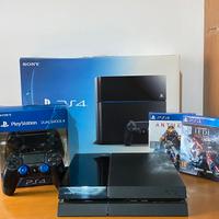 Playstation Ps4  500gb + 2 giochi + 2 controller