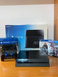Playstation Ps4  500gb + 2 giochi + 2 controller