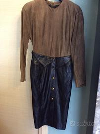 Abito in Pelle 100% -  NUOVO-Made in Italy