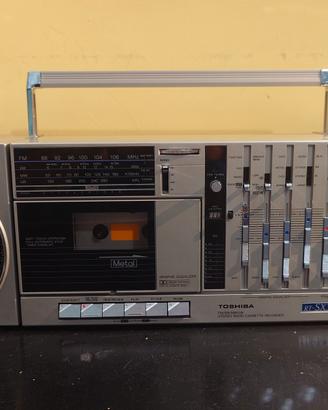 Toshiba RT-SX3 Boombox Funzionante