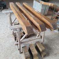 Travi in quercia legno massello antiquariato