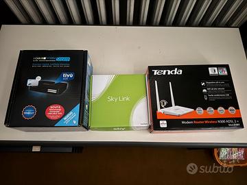 Kit networking e ricevitore satellitare