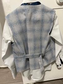 Completo elegante bambino – camicia, gilet e papil