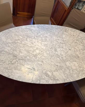 Tavolo in marmo saariner 237 x 127 ovale