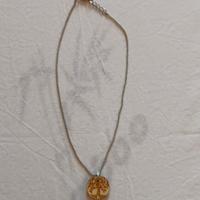 Collana con ciondolo albero della vita in legno