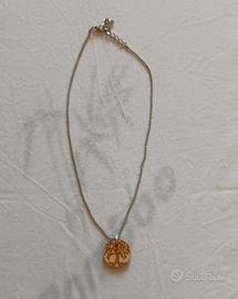 Collana con ciondolo albero della vita in legno