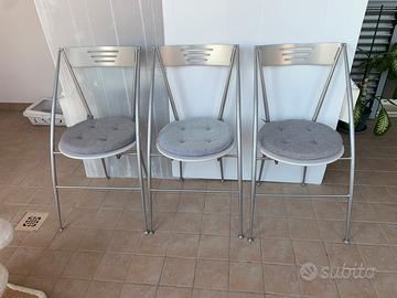 4 Sedie Calligaris pieghevoli