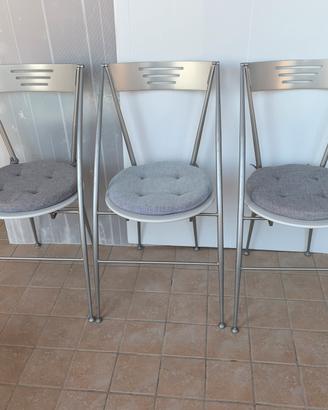 4 Sedie Calligaris pieghevoli
