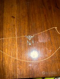 Pendente antico in oro e diamanti del 1800