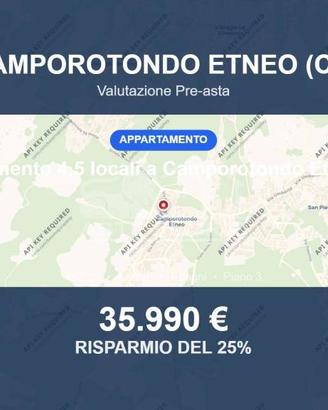 Immobile in asta di 102 m² a Camporotondo Etneo