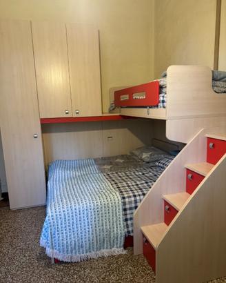CAMERETTA RAGAZZI 2 LETTI +ARMADIO