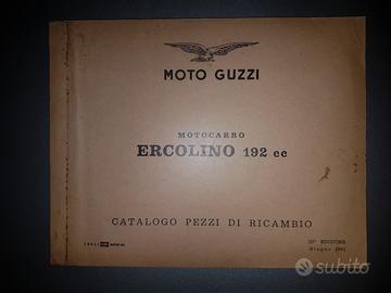 Catalogo pezzi di ricambio guzzi ercolino 1961