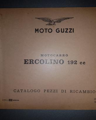 Catalogo pezzi di ricambio guzzi ercolino 1961