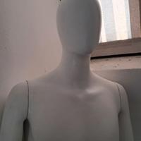 MANICHINO UOMO GRANDEZA NATURALE COLORE BIANCO