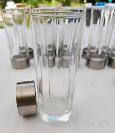 Prezioso set  N°10 bicchieri  lunghi da cocktail 
