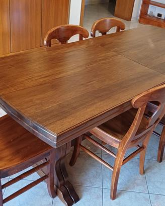 Tavolo in arte povera allungabile