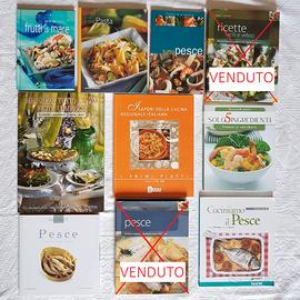 CUCINA LIBRI ASSORTITI tovaglia 8 libri