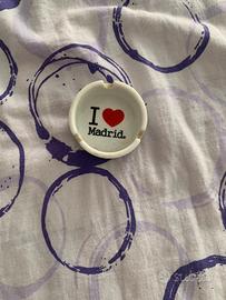 Posacenere I ❤️ Madrid in Ceramica